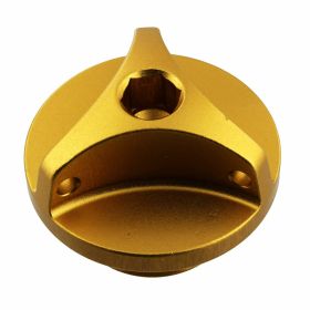 JMP Oil Cap M20X1.5MM Gold Aluminum