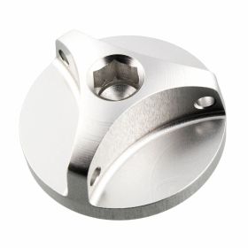 JMP Oil Cap M20X1.5MM Silver Aluminum