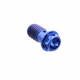 PRO-BOLT single banjo bolt M10x1.25 racing titanium blue