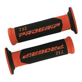 COPPIA MANOPOLE PROGRIP 732 ROSSE