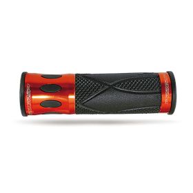 Coppia manopole moto mtb jet atv diametro 22mm 22mm progrip 939 rosso