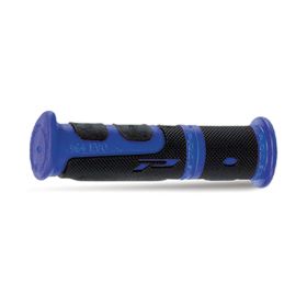 Coppia manopole moto mtb jet atv diametro 22mm 22mm progrip 964 blu