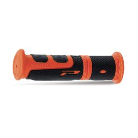 Coppia manopole moto mtb jet atv diametro 22mm 22mm progrip 964 rosso