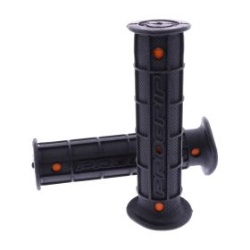 Manopole PROGRIP nere/arancio D.22 125mm chiuse