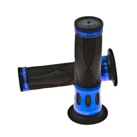 PROGRIP PA072800CRBL Blue Closed Grips Aluminum D.22/25mm