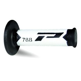 Manopole PROGRIP PA078800NWT nere/bianche/grigie chiuse D.22/25mm