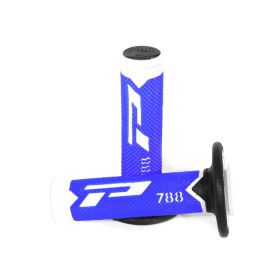 PROGRIP PA078800WBN white/blue/black closed grips D.22/25mm
