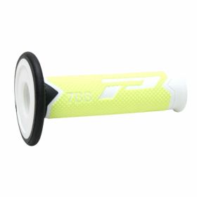 PROGRIP PA078800WGFN grips white/black/fluorescent yellow closed D.22/25mm