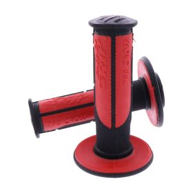 PROGRIP PA079800BLACK poignées fermées rouges D.22/25mm