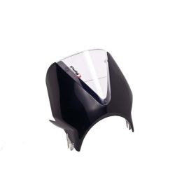 Pare-brise PUIG Vision Noir 330x310mm approuvé ABE pour Kawasaki