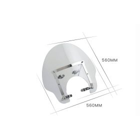 PUIG America II Transparent Windscreen ABE Approved