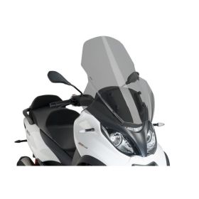 PUIG v-tech touring light smoke windscreen for Piaggio