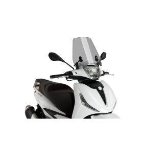 PUIG Urban Light Smoke Windscreen for Piaggio Beverly