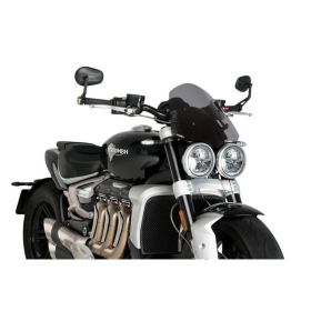 PUIG Naked Touring Dark Smoke Windscreen for Triumph Rocket 3 R