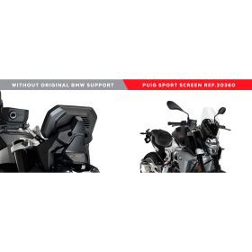 Cupolino PUIG naked sport trasparente omologato ABE per Bmw f 900 r