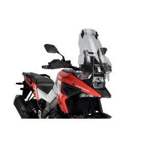 Cupolino PUIG touring con deflettore fumè chiaro per Suzuki