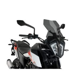 PUIG Touring Dunkelrauch Windschild 500x330mm für KTM