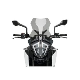 PUIG touring smoke windshield 500x330mm for Ktm