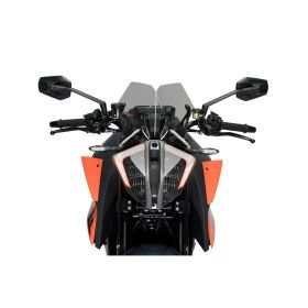 Carénage nu sport PUIG fumée claire homologué ABE pour Ktm