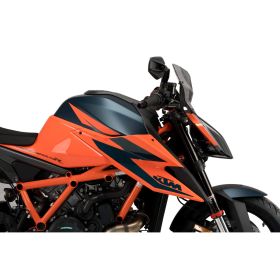 Carénage nu sport PUIG fumée claire homologué ABE pour Ktm