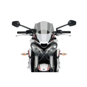 PUIG Clear Smoke Naked Sport Fairing ABE Approved for Triumph