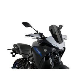 Cupolino PUIG sport fumè scuro 382x250mm per Yamaha