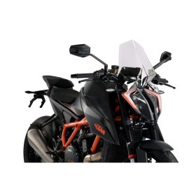 PUIG Pare-brise Naked Touring Transparent ABE Approuvé pour Ktm