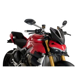 Carénage sport nu homologué ABE PUIG fumée noire pour Ducati