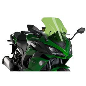 Cupolino PUIG racing verde omologato ABE per Kawasaki ninja sx
