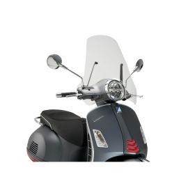 Parabrezza PUIG touring trasparente omologato ABE per Piaggio