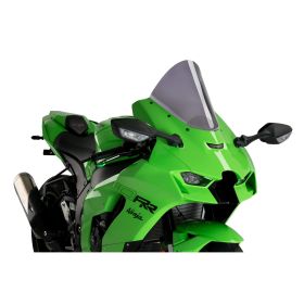 PUIG r-racer dark smoke windshield ABE approved for Kawasaki