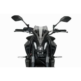 Pare-brise PUIG Clear Smoke Naked Sport approuvé ABE pour Yamaha