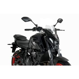 PUIG transparent ABE approved naked sport windscreen for Yamaha