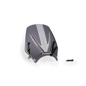 Pare-brise sport nu en fumée noire PUIG pour Triumph Trident