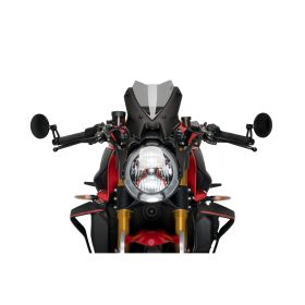 Pare-brise PUIG Naked Sport Clear Smoke pour MV Agusta