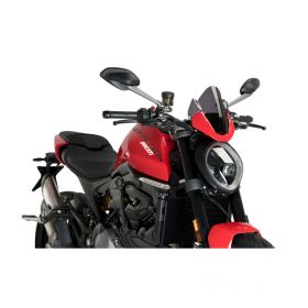 Cupolino moto Puig Sport per moto naked fumè scuro
