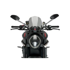PUIG Light Smoke Naked Sport Fairing ABE Approved for Ducati