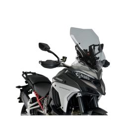Pare-brise PUIG touring fumé léger 630x430mm pour Ducati