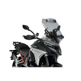 Cupolino PUIG touring con deflettore fumè chiaro per Ducati