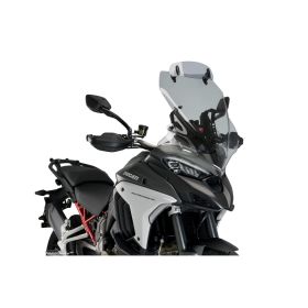 Cupolino PUIG touring con deflettore fumè chiaro per Ducati