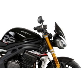 PUIG Dunkelrauch Naked Sport Windschutzscheibe für Triumph Speed Triple RS