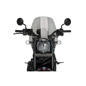 Cupolino PUIG Naked touring fumè chiaro omologato ABE per Honda