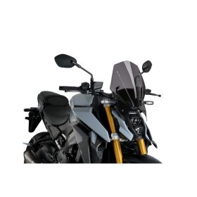 Cupolino PUIG Naked touring fumè scuro omologato ABE per Suzuki