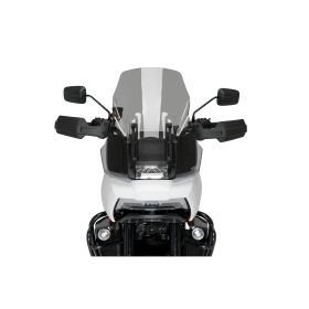 PUIG Touring Windscreen Light Smoke for Harley Davidson