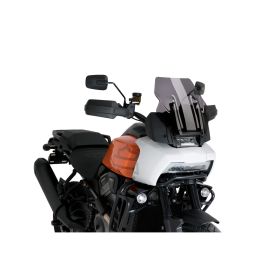 PUIG dunkler Rauch Sport-Windschutzscheibe für Harley Davidson