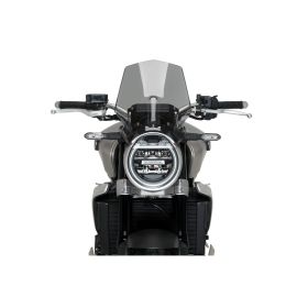 Pare-brise PUIG Light Smoke Naked Sport homologué ABE pour Honda
