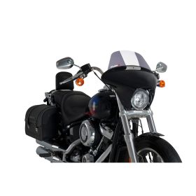 PUIG Batwing SML Touring Pare-brise Transparent Fumé Harley Davidson Softail Low Rider