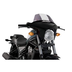 Cupolino PUIG batwing SML touring fumè chiaro per Honda rebel