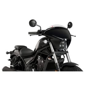 Pare-brise sport transparent PUIG Batwing SML pour Honda Rebel