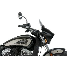 PUIG Batwing SML Touring Clear Smoke Windscreen for Indian